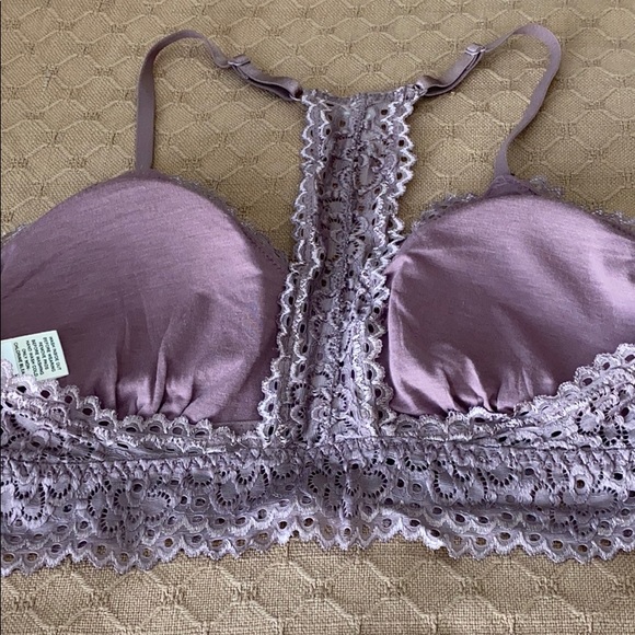 Bralette size L.  Lavender, Mudd brand. - Picture 3 of 4